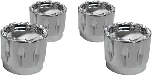 Head Bolt Covers Silver
