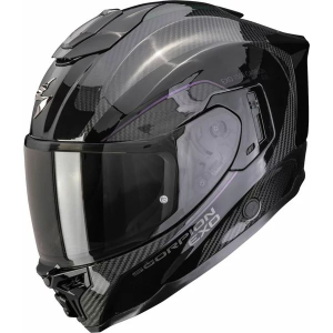 SCORPION EXO-1500 CARBON AIR MUNDI M teljes arcú sisak, fekete/kaméleon, 1, nordicamoto.ro