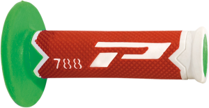Triple Density Grips Green, Red, White, 1, nordicamoto.ro
