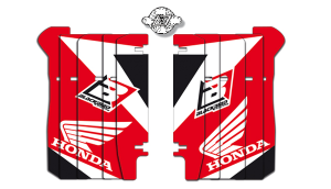 Rad Louver Decals Black, Red, White