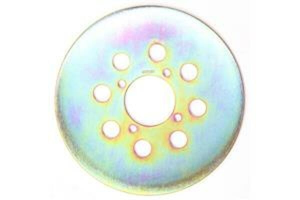 Brake Rotor D-series Fixed Round Gold, Polished Steel, Zinc