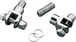 Passenger Footpeg Relocation Kit Silver