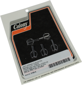 Jiffy Stand Clevis Pin Pretzel Clips Chrome