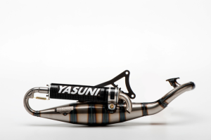 Exhaust R Scooter Black, Carbon Fiber