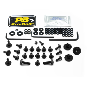 Fairing Bolt Kit For Aprilia Black