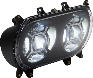 Double-x Led Headlight Black, 5, nordicamoto.ro