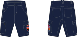 KTM Replica Team Navy rövidnadrág, XXL, 3, nordicamoto.ro