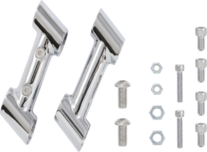 Saddlebag Guard/side Rail Kits Silver