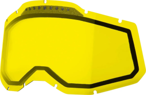 100% Accuri 2/Racecraft 2/Strata 2 Yellow kettős szemüveglencse