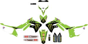 Complete Graphics Kit Black, Green 