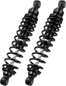 Rear Shocks W/springs Black, Silver, 1, nordicamoto.ro