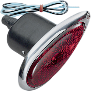Teardrop Taillight Chrome