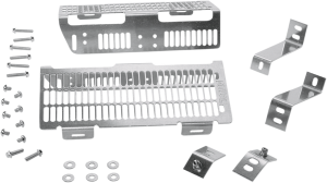 Radiator Guard Brushed Aluminum, 1, nordicamoto.ro