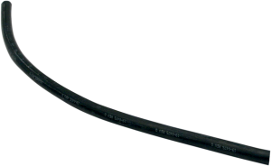 Straight Gas Hose Black