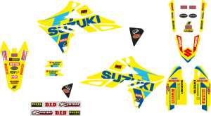 Blackbird Racing Replica Team Suzuki Ksrt 2022 Graphics Kit Yellow, Blue, 1, nordicamoto.ro