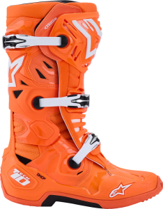 Alpinestars Tech 10 Supervented narancssárga csizma, 40,5-es méret, 4, nordicamoto.ro