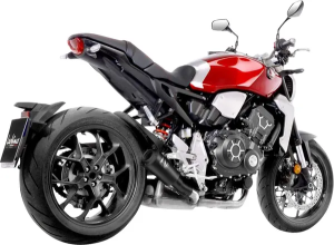 LeoVince LV-10 teljesen fekete, csúsztatható kipufogórendszer a Honda CB1000R-hez, 4, nordicamoto.ro