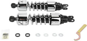 412 Series Cruiser Shocks Black, Chrome