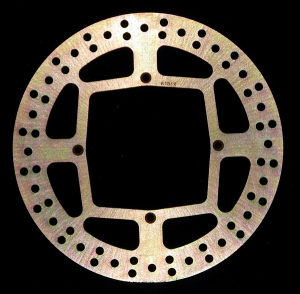 Round D-series Fixed Offroad Brake Rotor Gold, Zinc, 1, nordicamoto.ro