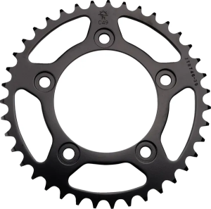 JT SPROCKETS Acél hátsó lánckerék, fekete , nordicamoto.ro