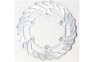 Supercross Contour Series Brake Rotors Silver, Stainless Steel