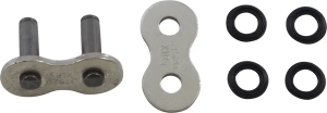520 X1r3 Rivet Connecting Link Silver