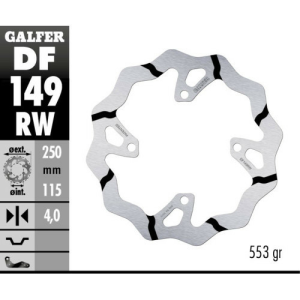 Galfer barázdált hátsó féklemez a Kawasaki KX 250/450 F modellhez, nordicamoto.ro