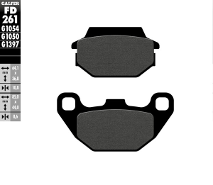 Semi-metallic Brake Pads, 1, nordicamoto.ro