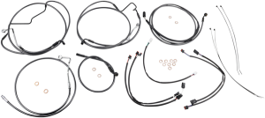 Black Pearl Designer Handlebar Installation Kit Black, 1, nordicamoto.ro
