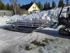 Sno-X Tundra Snowmobile Trailer Heavy Duty, 1, nordicamoto.ro
