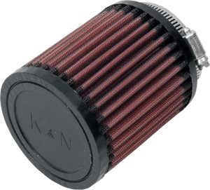 Universal Clamp-on Air Filter Black, Red