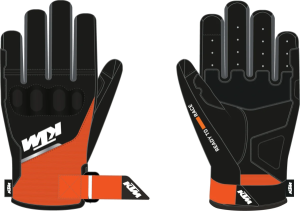 KTM TWO 4 RIDE V3 BLK/GREEN motoros kesztyű