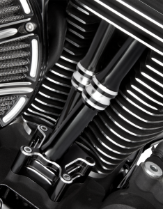 10 Gauge Pushrod Covers Black