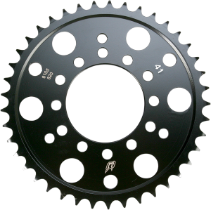 Lightweight Steel Sprocket Black, Zinc, 1, nordicamoto.ro