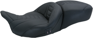 Heated One-piece Deluxe 2-up Touring Seat Black, 1, nordicamoto.ro