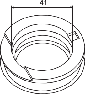 Carburetor Mounting Flange Black