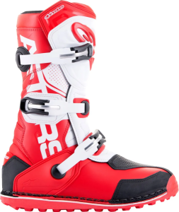 Alpinestars Tech-T csizma, fekete/piros/fehér, 45,5, 4, nordicamoto.ro