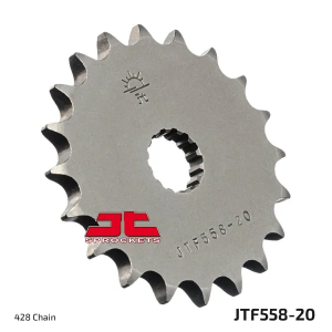 JT SPROCKETS Első lánckerék, természetes színű 