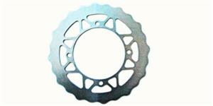 Round Fixed Brake Rotor Silver, Stainless Steel