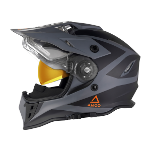 AMOQ Adaptor Helmet Electric Visor Black/Grey/Orange XS, 3, nordicamoto.ro