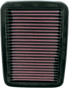 High-flow Air Filter Black, Red, 1, nordicamoto.ro