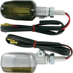 Marker Light Polished Aluminum Body Smoke Lens Smoke, 1, nordicamoto.ro