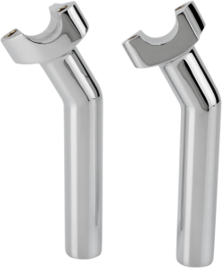 Forged Aluminum Handlebar Riser Silver