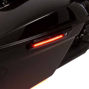 Led Saddlebag Hinge Covers Black