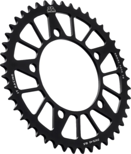 JT SPROCKETS Racelite alumínium hátsó lánckerék, fekete , nordicamoto.ro