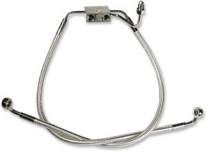 Designer Series Dot Front Lower Brake Line Kit Chrome, Sterling Chromite® Ii