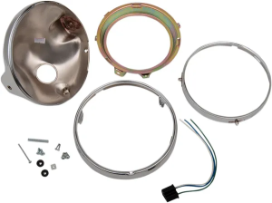 7(r) Side Mount Headlamp Shell Chrome