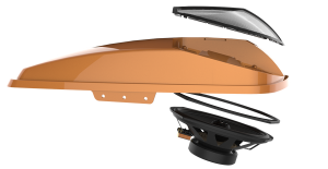 Saddlebag Lid And Xl Speaker Kit Black, 1, nordicamoto.ro
