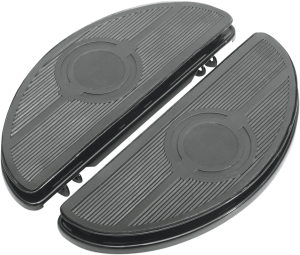 Vintage Half-moon Style Floorboards Black