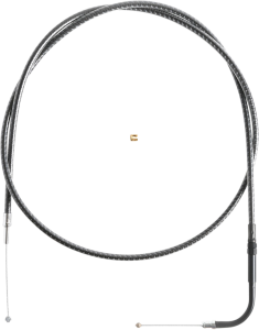 Karbonfibr Braided Throttle/idle Cable Black
